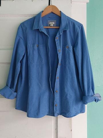 Bright blue Chamois shirt
