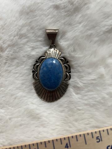 Leonard James Lapis Sterling pendant