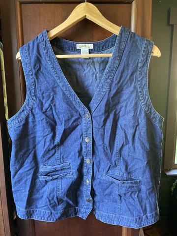 denim vest
