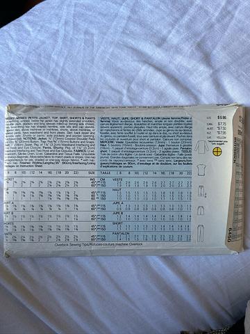 Vintage Butterick Sewing Pattern