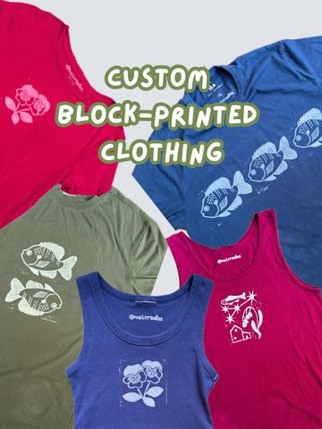 Custom Block-Printed Clothing