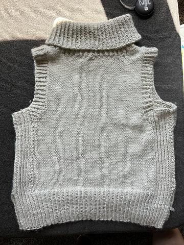 Knit turtleneck tank