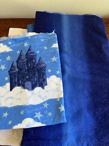Magical/celestial fabric