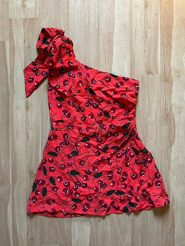 Cherry Dress with Bow