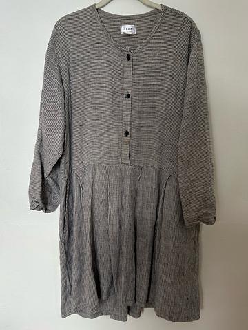 Striped Linen Mini Dress