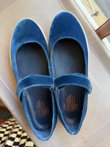 velvet shoes