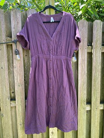 Coastal Double Gauze Short Sleeve Dress