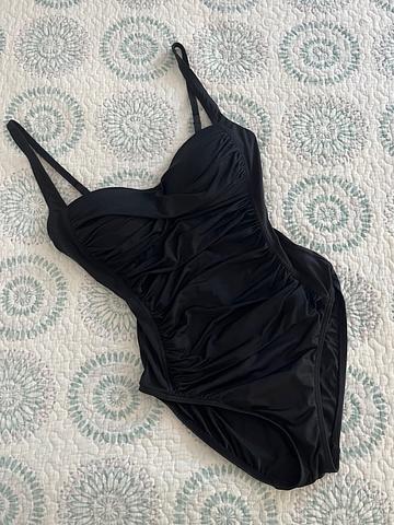 80s style swimsuit