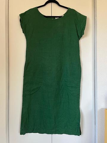 Forti dress in basil linen