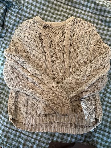 Cotton fisherman sweater