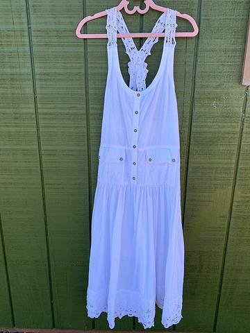 Free Prople Jumper Overalls Battenburg Lace Dress