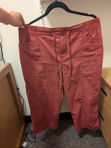 Solid Cargo-Style Capris