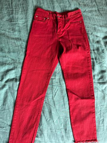Red Levi Orange Tab Jeans