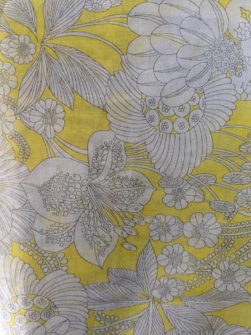 Sheer yellow floral
