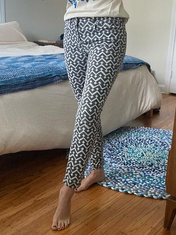 Legging jean patterned