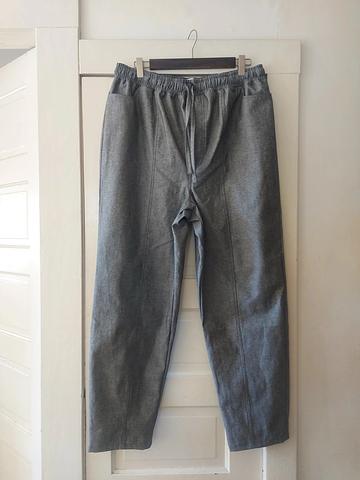 Ramona Pants in pebble Japanese denim