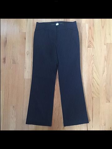 Vintage 00s J Crew Wool Pinstriped Pants