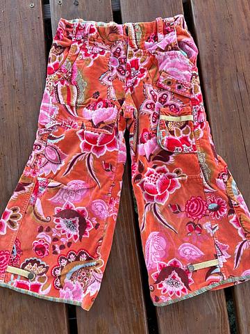 Cotton velvet kids pants