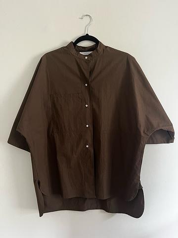 Oversized button up