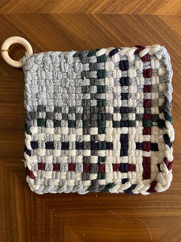 Woven potholder