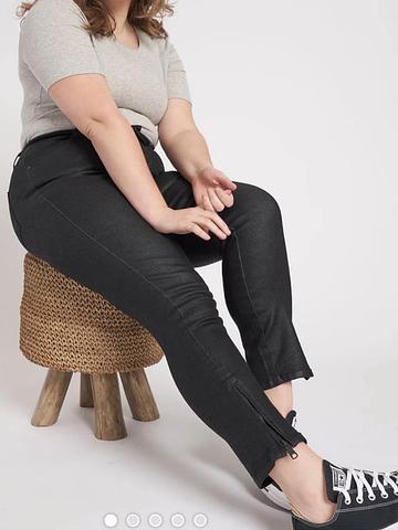 Meuse High Rise Resin Jeans 30 inch Black (universal standard)
