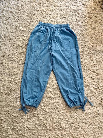 Cotton Adjustable Leg Capri