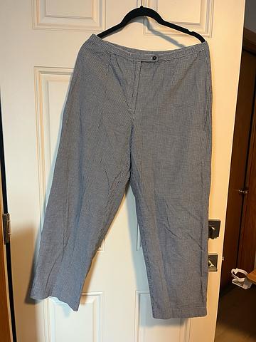 Checked pants