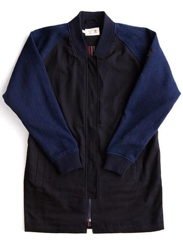 oversized longline bomber jacket