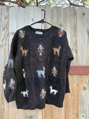 Alpaca wool sweater