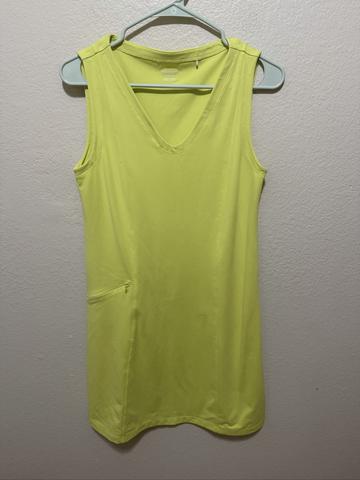 Tennis ball green tech tomboy dress