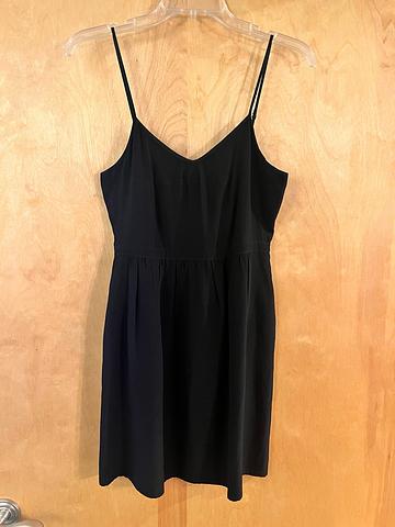 Black mini dress