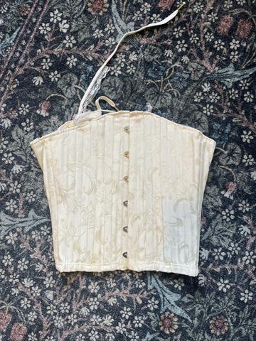 Tie back traditional corset