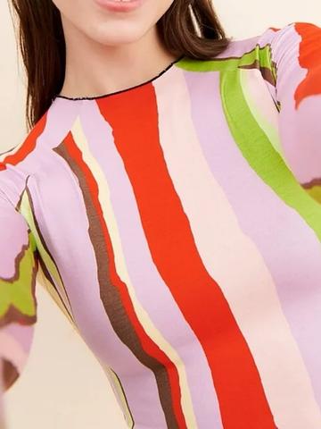 Skins Flared Tunic Mini Dress in Circus