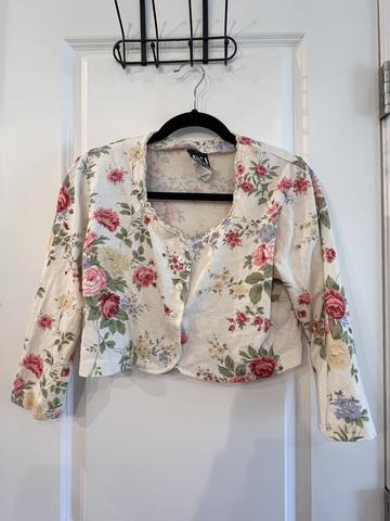 Floral Cropped Top