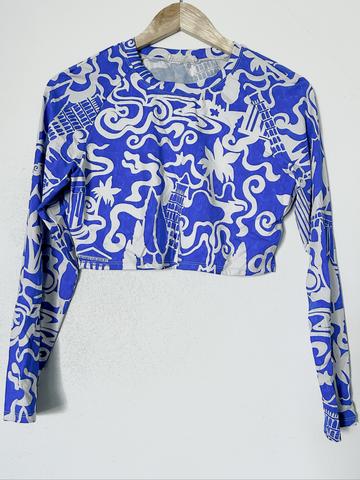 Long sleeve swim top