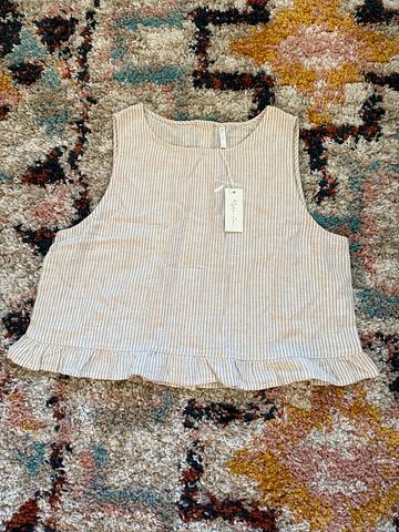 Rylee + Cru Linen Blend Tank