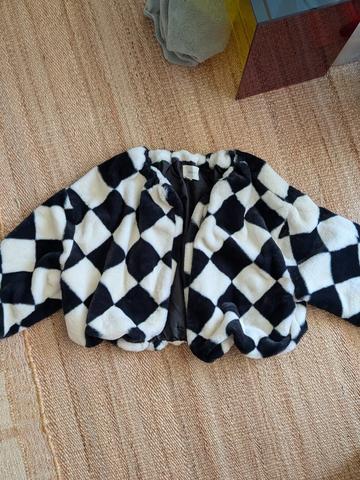 B&W Diamond Check Jacket