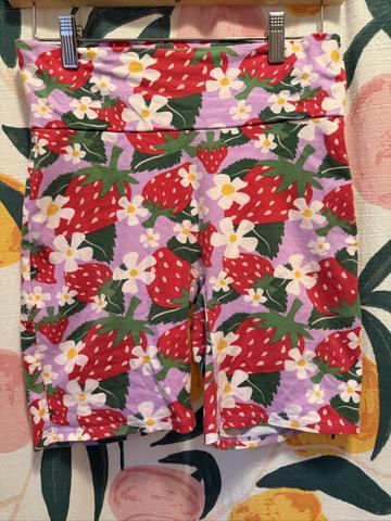 Strawberry Biker Shorts