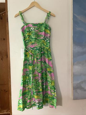 Bright floral dress