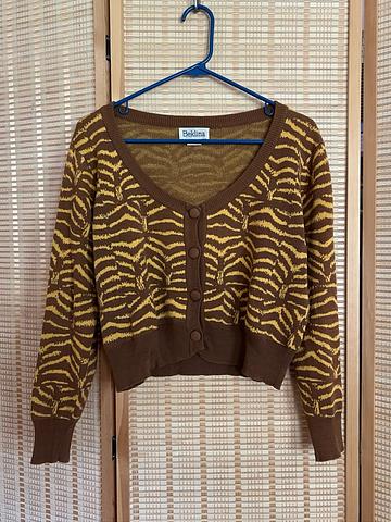 Jacquard Cardigan