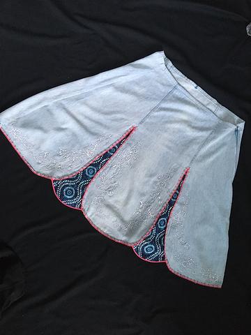 Refashioned skirt