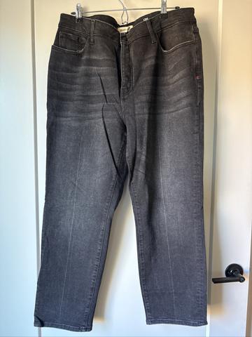 CDG High Rise Straight Button Fly Jeans