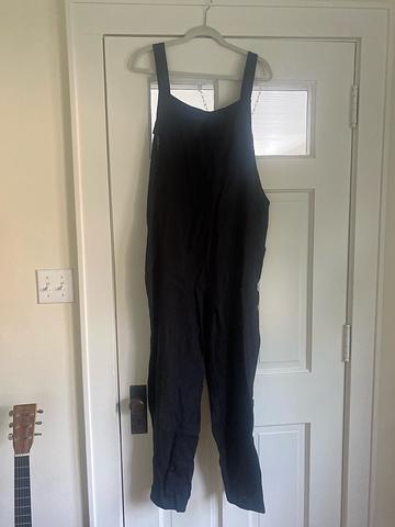 linen overalls
