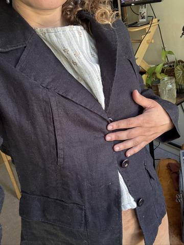 Linen blazer