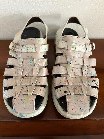 Handpainted fisherman sandals
