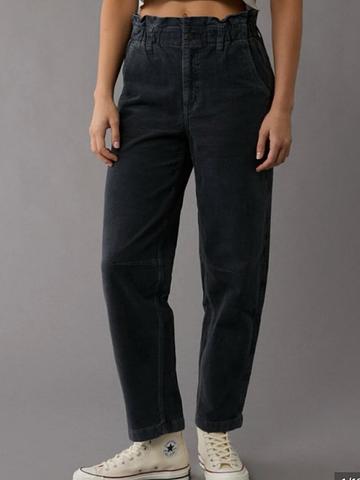 Paper Bag Barrel Corduroy Pants