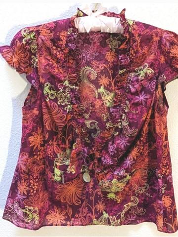 Boho floral short cardigan
