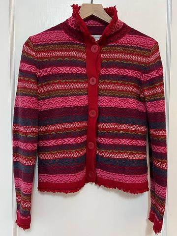 Colorful knit sweater