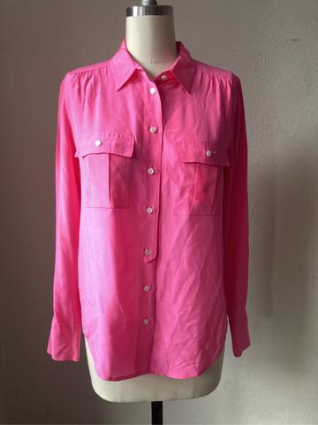 Silk Button Up Shirt