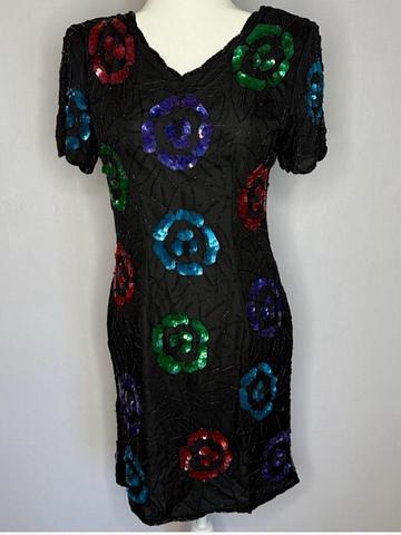 Silk Beaded Dress